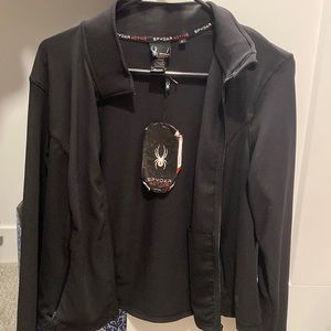 Spider active zip up jacket size L